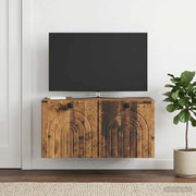Mobile Porta TV da Muro Legno antico 59,5 x 31 x 30 cm 898203
