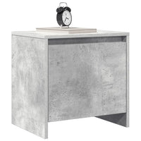 Comodino Grigio Cemento 45x34x44,5 cm in Truciolato