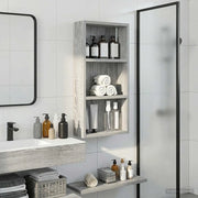 Armadio da bagno a muro Sonoma grigia 30 x 10 x 60,5 cm 889324
