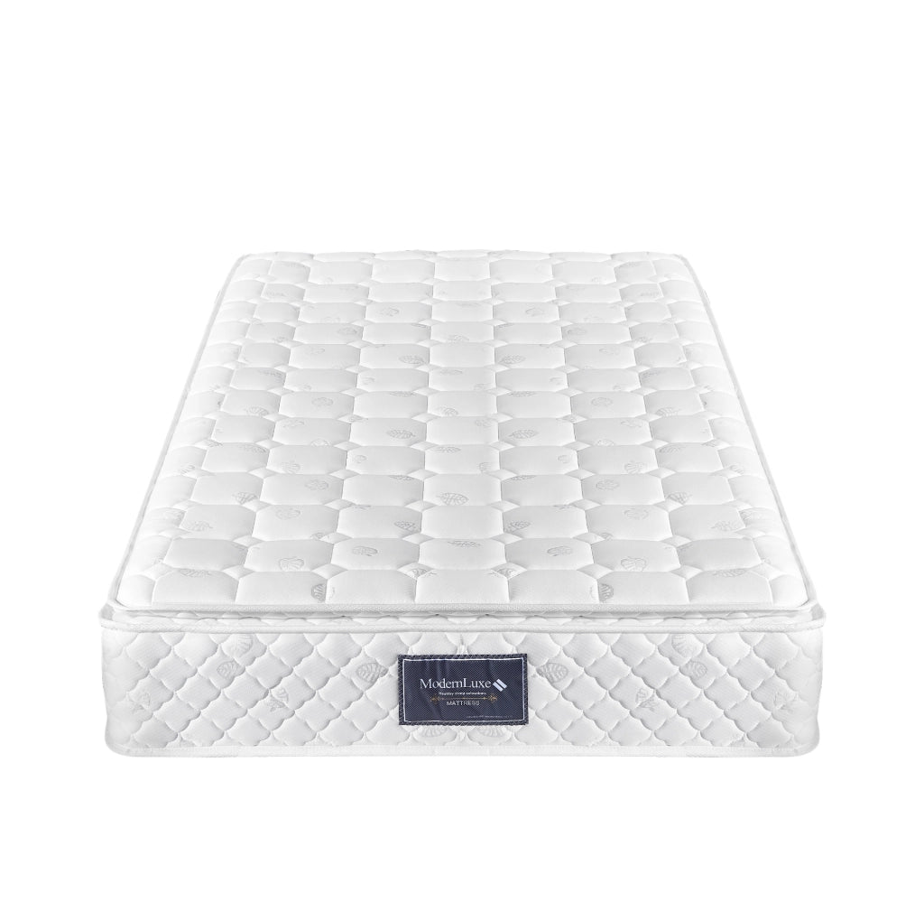Letto imbottito 90x200 cm grigio con materasso, LED, USB-C e vano contenitore
