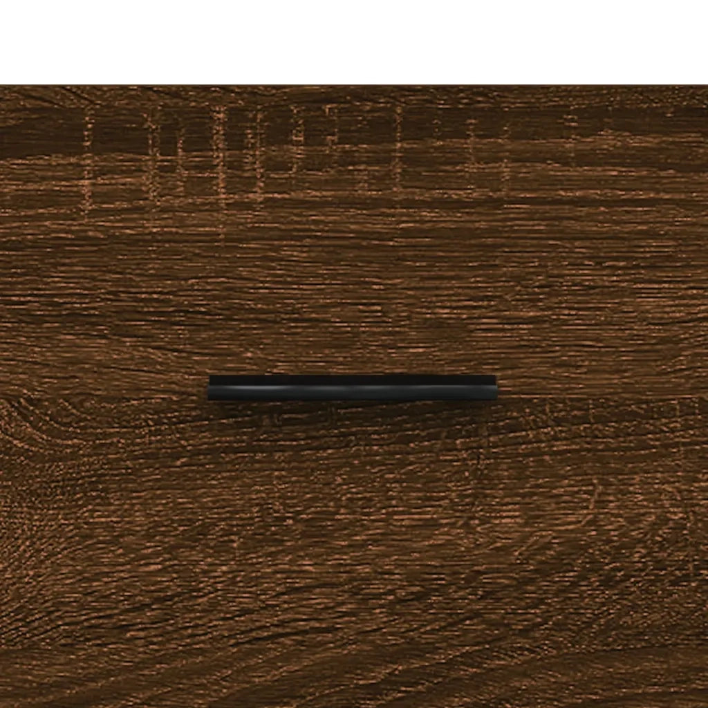 Tavolini Salotto 2 pz Rovere Marrone 50x50x40 Legno Multistrato