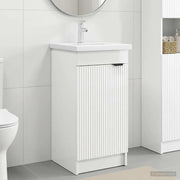 Mobile da bagno con lavabo Bianco Lucido 42 x 40 x 84,5 cm 890088