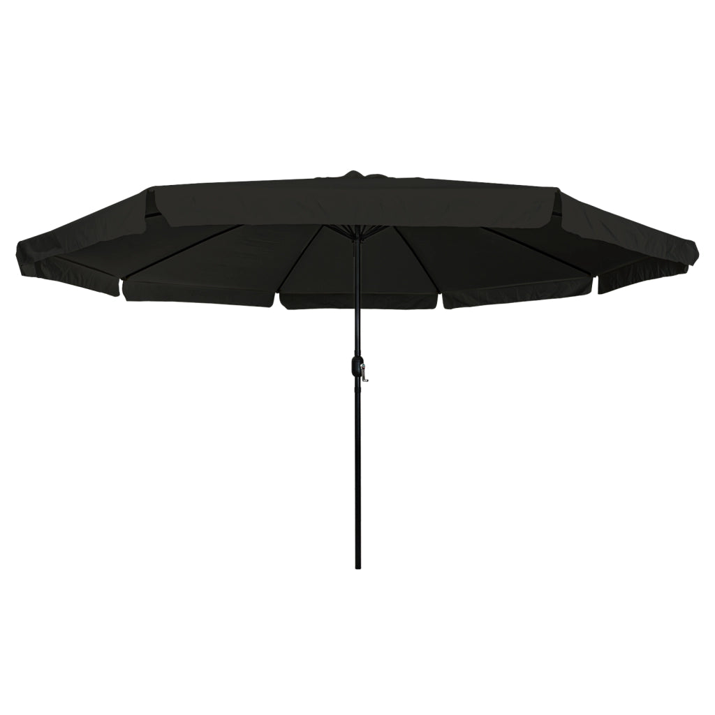 Ombrellone da Giardino  Ã¸395x245 cm Nero