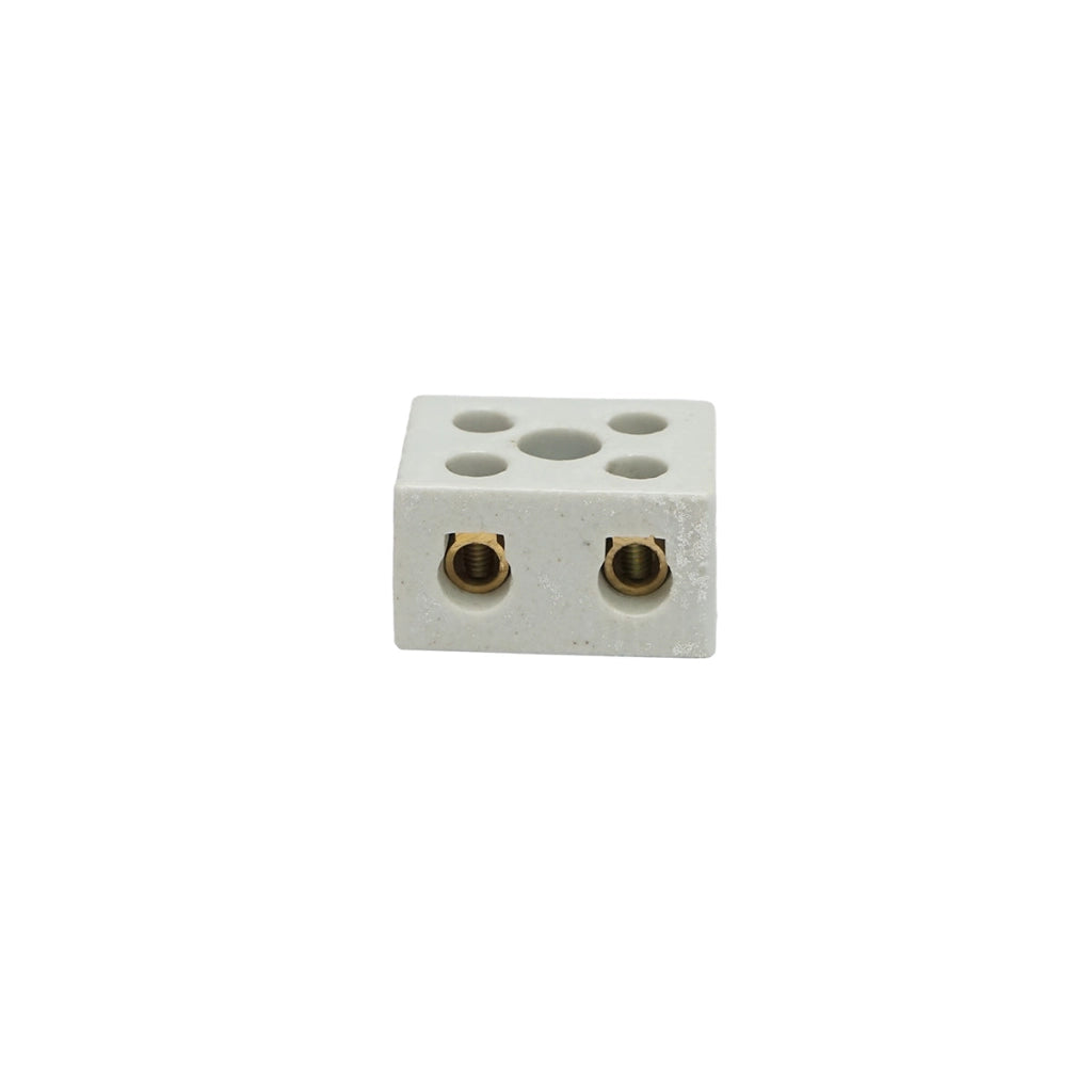 Morsettiera in ceramica 30A, 2 poli 0,5-6mm Leader