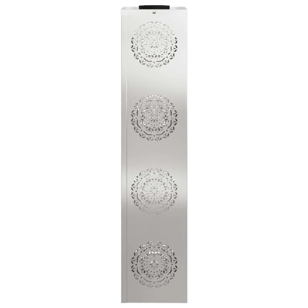 Faro LED solare per sentieri 2 pz Argento Acciaio inossidabile CFW7928461