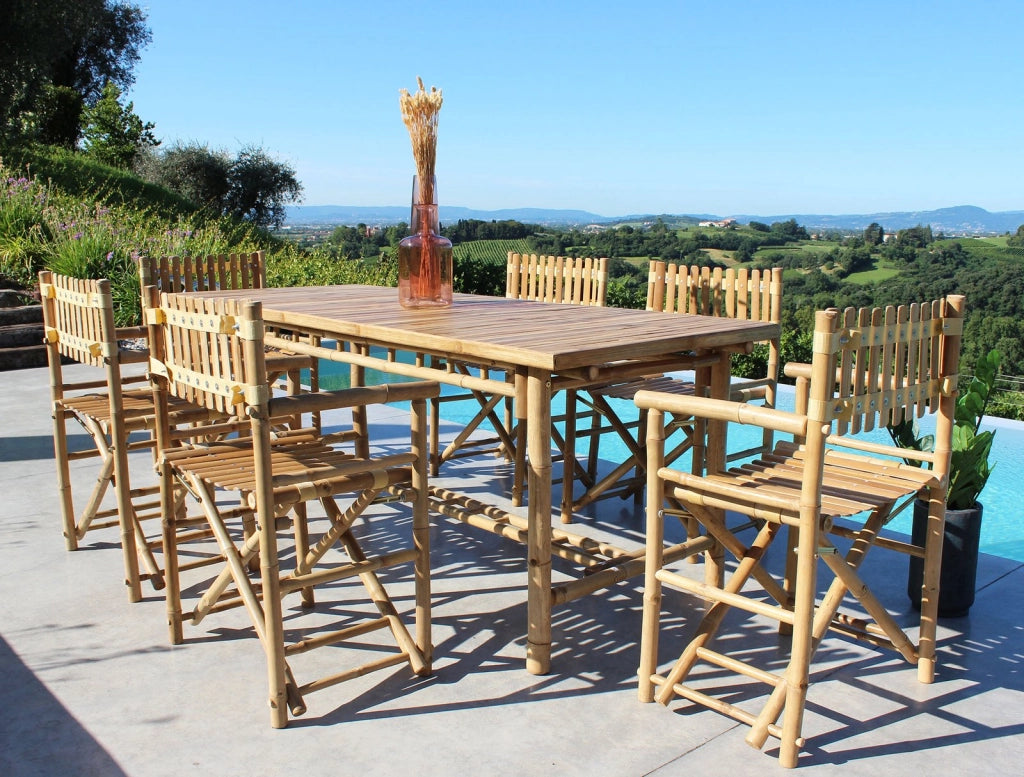 Tavolo da giardino in bamboo - LIBRE