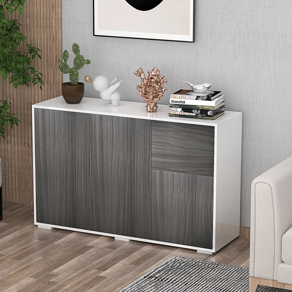 Mobiletto con Cassetti e Ante ¨C zephmum ¨C Grigio 60x30x72