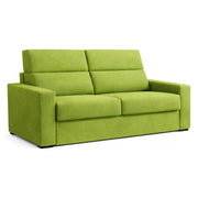 None, Divano Letto 2 Posti Sfoderabile Made in Italy, 180x95 cm Verde