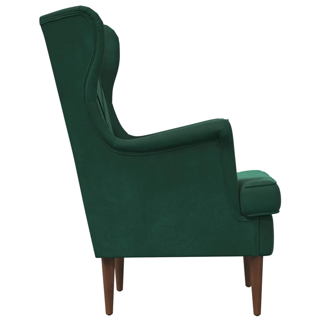 Poltrona | Sedia Relax Verde Scuro Velluto