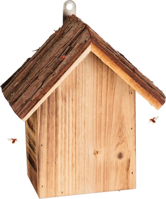 Hotel per insetti da appendere - 23 x 19 x 125 cm - giardino balcone - farfalle - natura