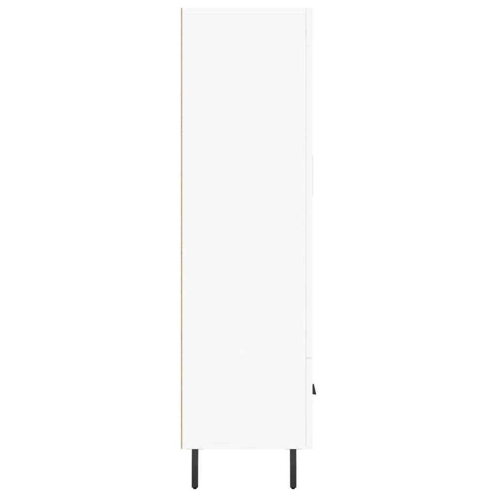 Buffet credenza cassettiera mobiletto mobile contenitore organizer cucina soggiorno salotto alto 69,5 x 31 x 115 cm legno ingegnerizzato bianco 02_0032514