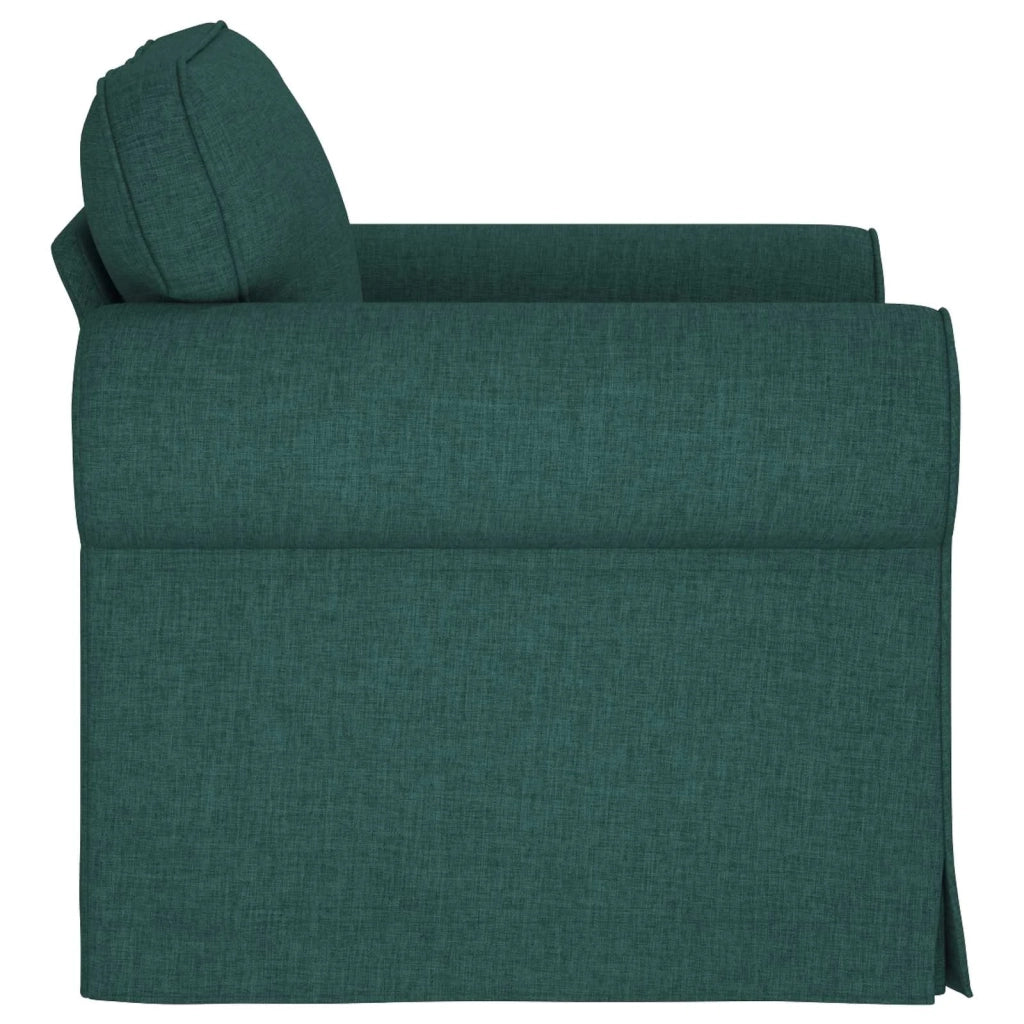 Divano Verde Scuro 95 x 82 x 80 cm Tessuto
