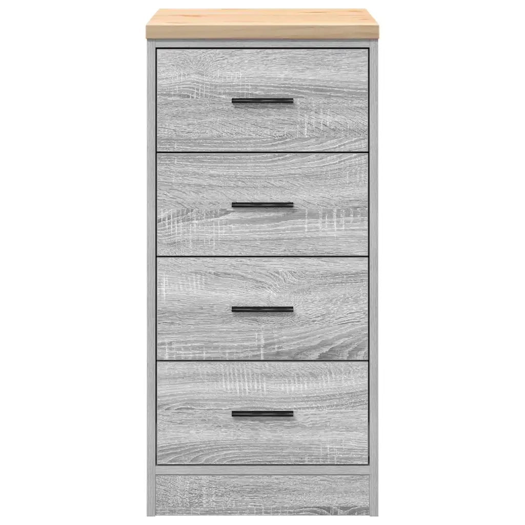 Armadietto per Garage Grigio Sonoma 40x51x85 cm