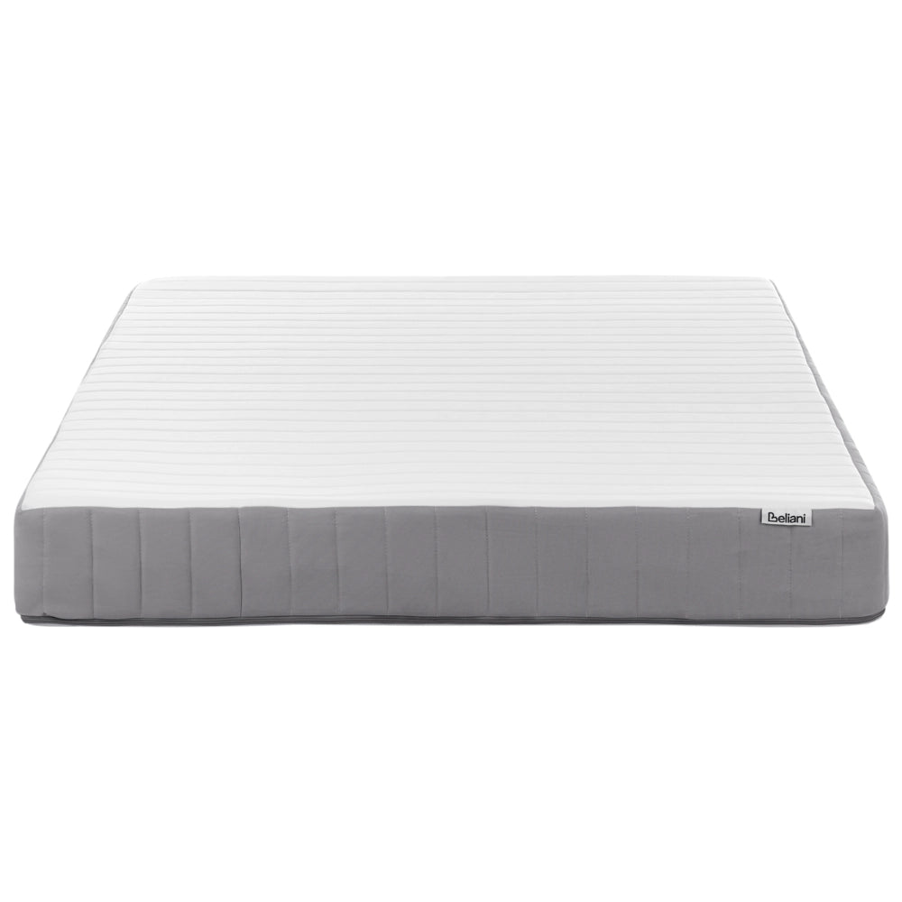 Materasso a molle insacchettate EU matrimoniale con maniglie imbottitura in Memory Foam rinfrescante sfoderabile 140 x 200 cm Firm Design moderno trapuntato