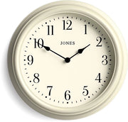 Orologio da Parete Veneto | Clessidra Classica a Cerchio | 30 cm | Crème | Numeri Arabi | Design Tradizionale, Ideale per la Cucina, Salotto o Camera da Letto