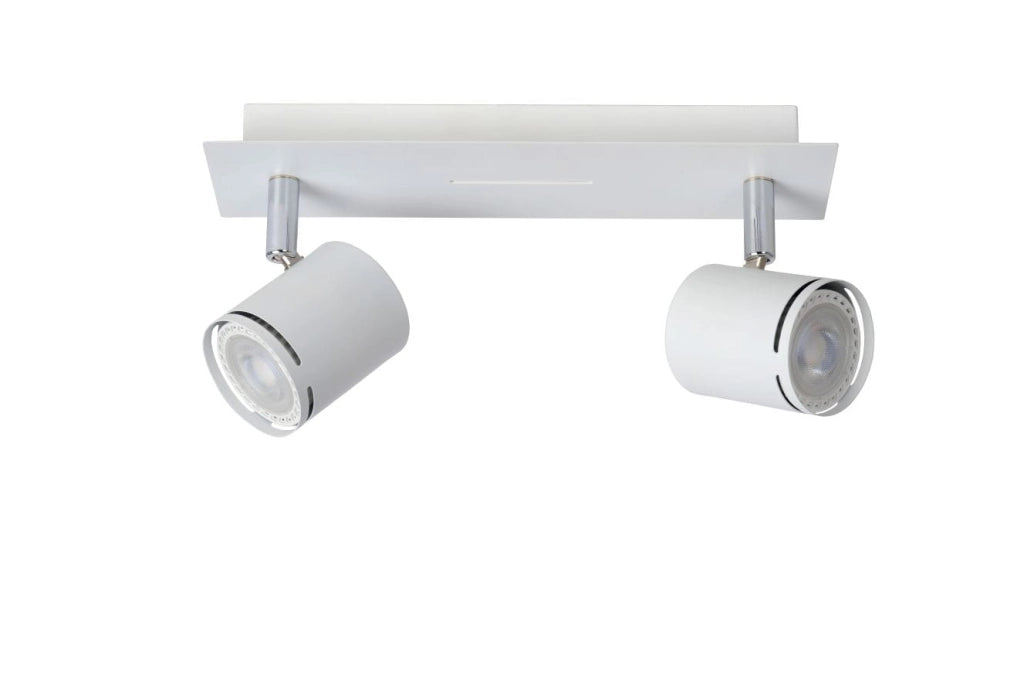 Faretto Lucide Rilou 2xGU10 4,5W 3000K Bianco Metallo
