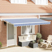 Telo di ricambio per tenda da sole Blu e Bianco 4 x 2 m 42000375