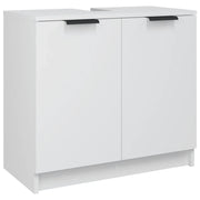 Armadietto da Bagno | Armadio da bagno Bianco 64,5x33,5x59 cm in Legno Multistrato