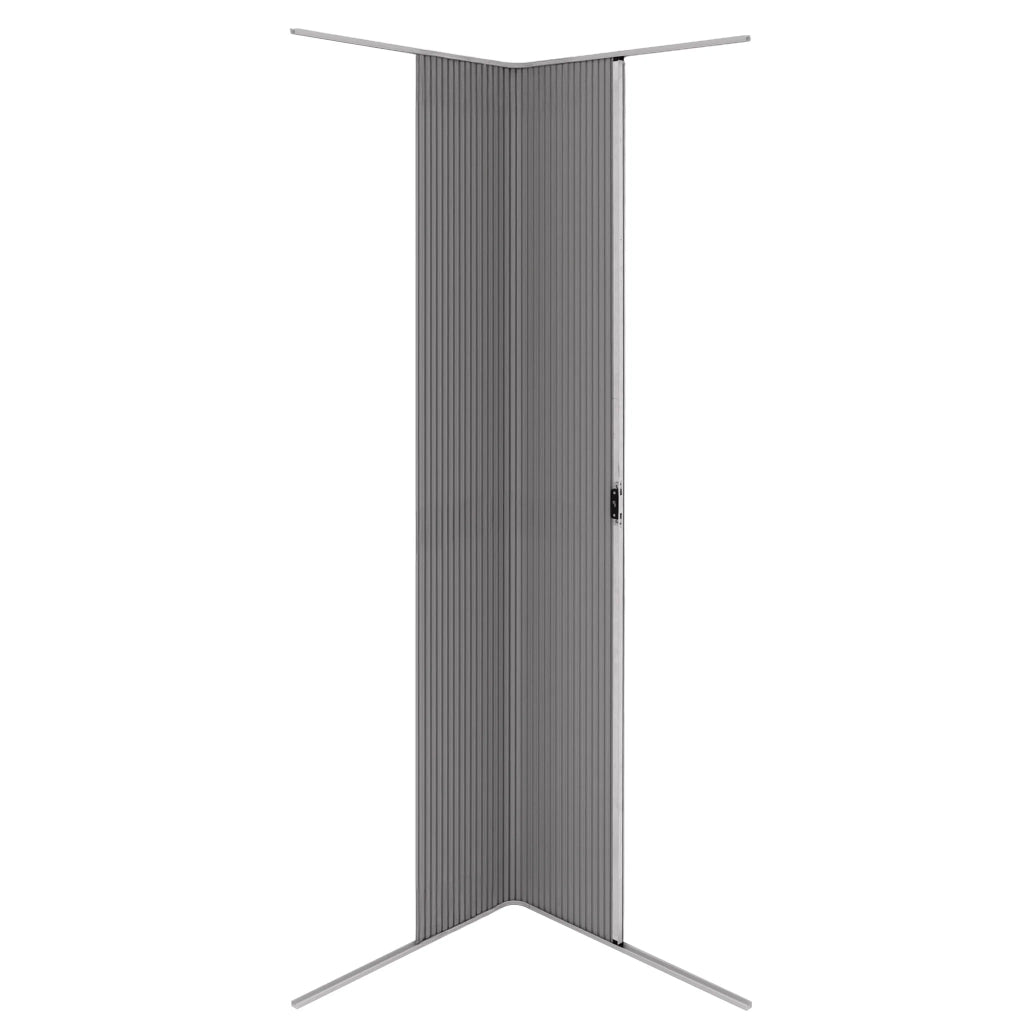 Porta a Soffietto Doccia Grigio 200x60cm Campervan Motorhome Kit Impermeabile