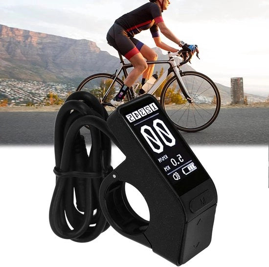 Display LCD acqua resistente per motore centrale Bafang BBS01 BBS02 BBSHD - Schermo elettrico bicicletta con contenuto HTML.