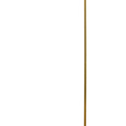 Piantana Contemporaneo Gallow Marmo Bianco Metallo Oro Tessuto Bianco 1 Luce E27