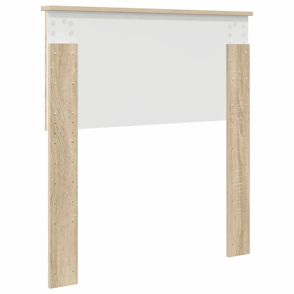 Testiera-Testata-Testiera Decorativa Rovere Sonoma 80 cm Legno multistrato 340396