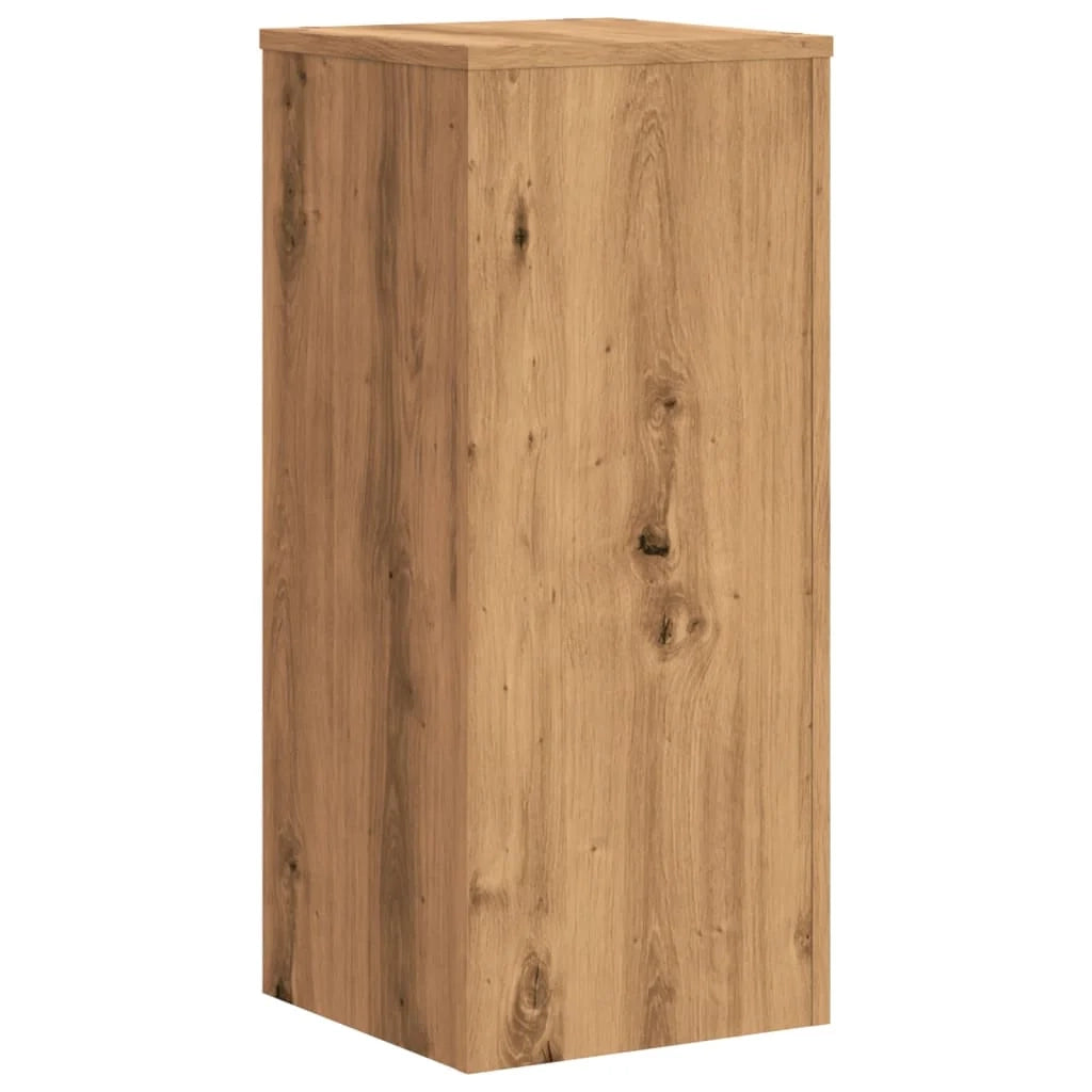 Portavasi mobili per fiori set da 2 fatti a mano legno ingegnerizzato marrone 02_0045293