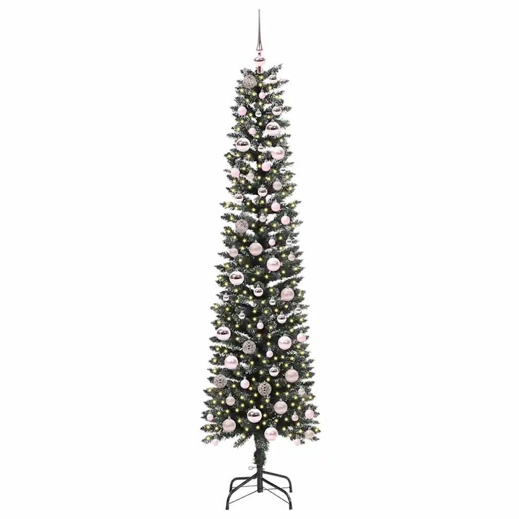 Albero di Natale artificiale con 300 LED Verde 210 cm 3395954