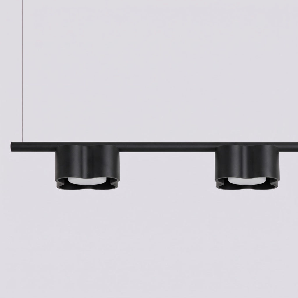 Lampadario OVIO 4 nero Gx53