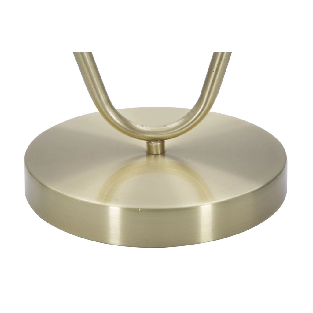 Lampada da Tavolo VKH147, Oro, Metallo, 25x18x50 cm