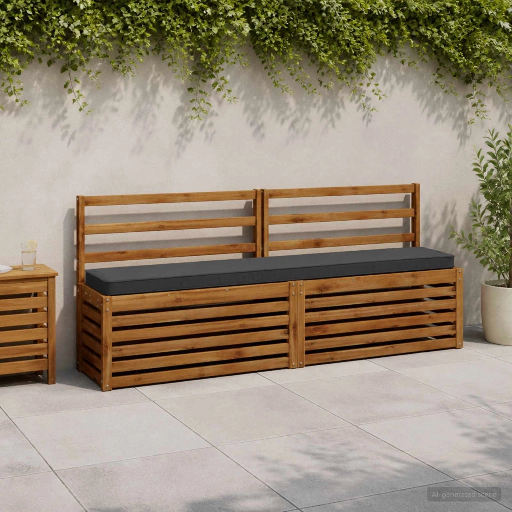 Cuscino per Panchina a 1 Pezzo VUGHT 100% Poliestere Antracite 950902