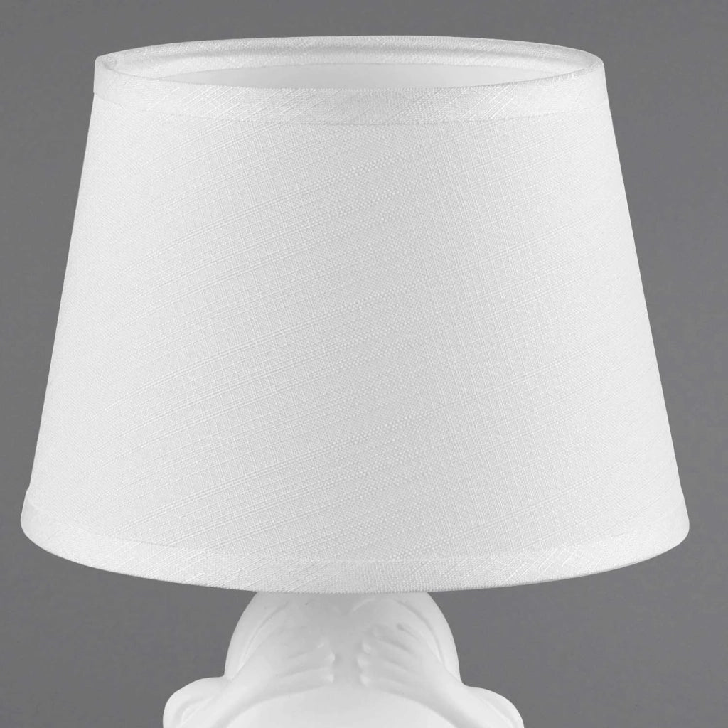 LÚZETE - LAMPADA DA TAVOLO IN CERAMICA BIANCA E14 KIBO