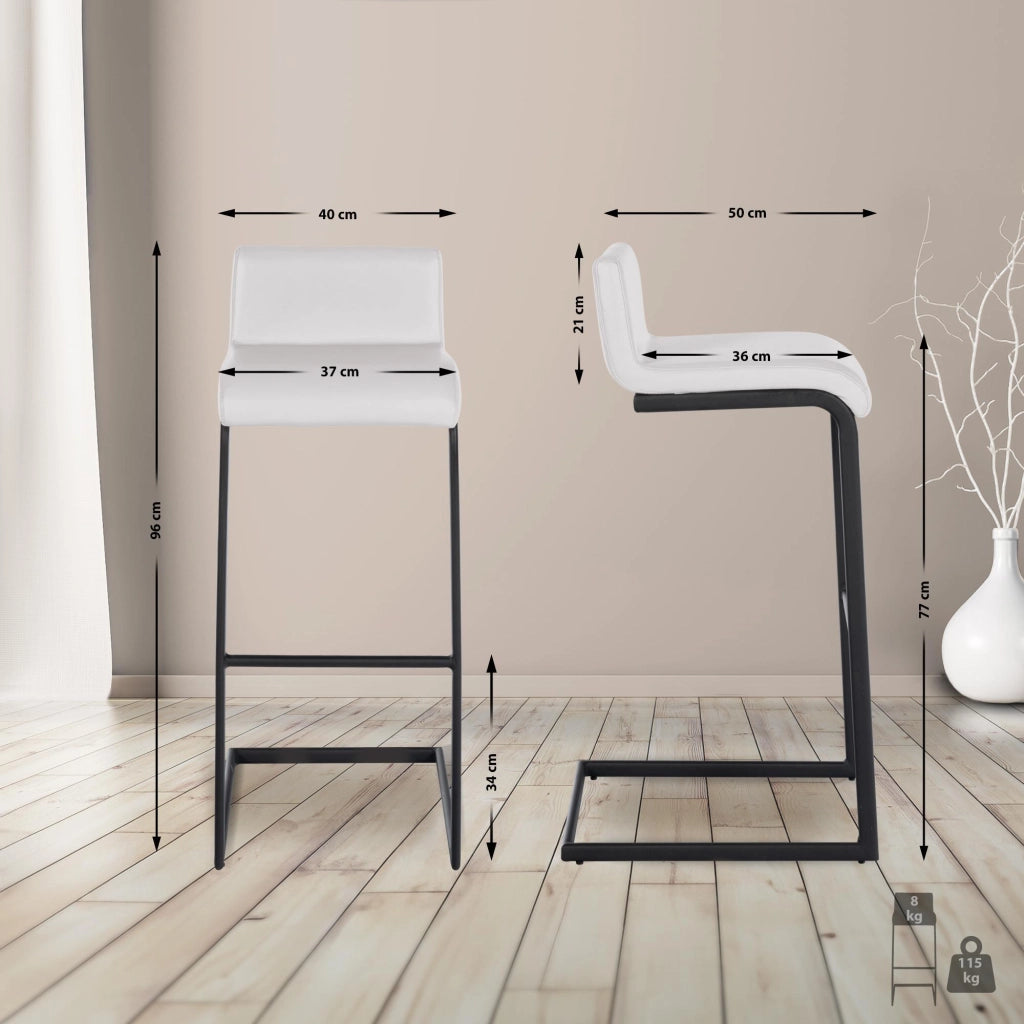 Sgabello da bar Newport in ecopelle B 3