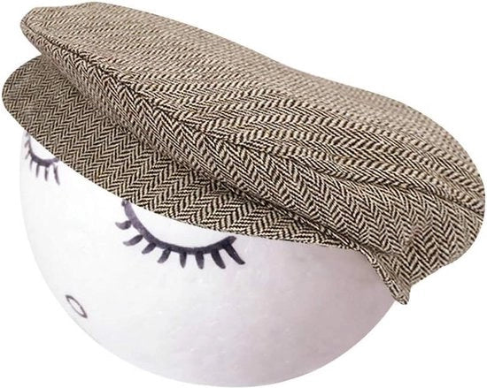 Capotto morbido per neonati e bambini piccoli per fotografie - cappello per neonati maschi - accessori per foto di bambini.