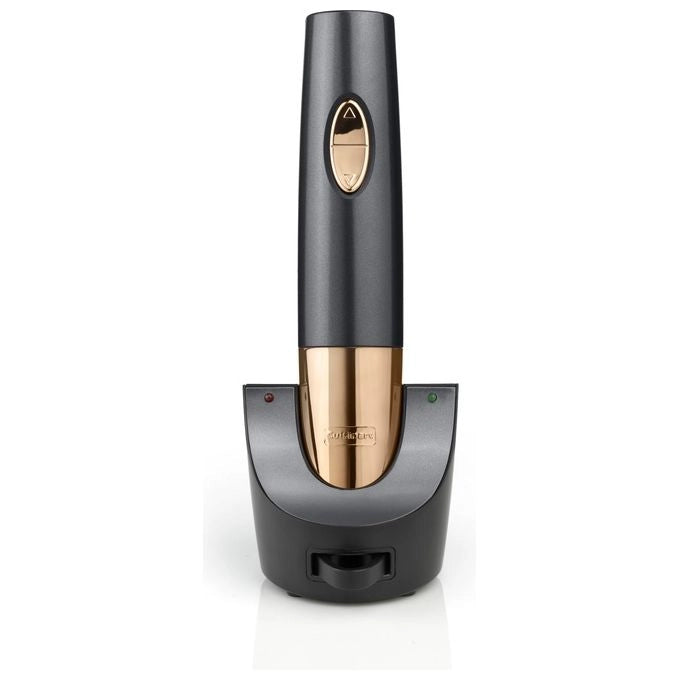 CUISINART CWO50E Apri Vino Automatico Ricaricabile con Docking Station e Tappo Sigillatore Sottovuoto Indicatore LED Batteria colore Nero