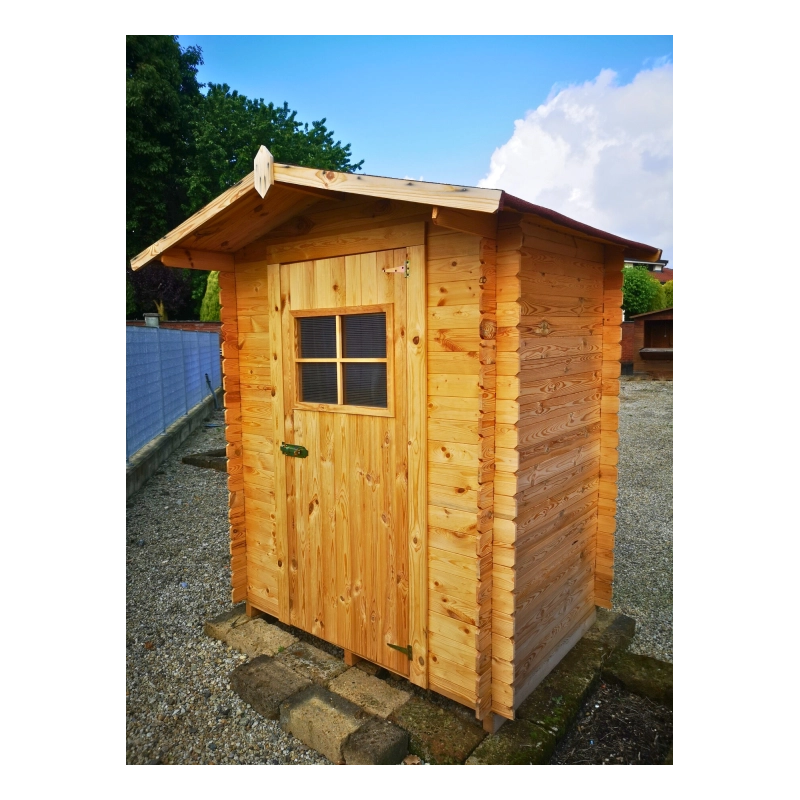 Casetta in legno per esterni con Pavimento, Sistema Block House, perline spessore 16mm  articolo BLOCK120-16  110042