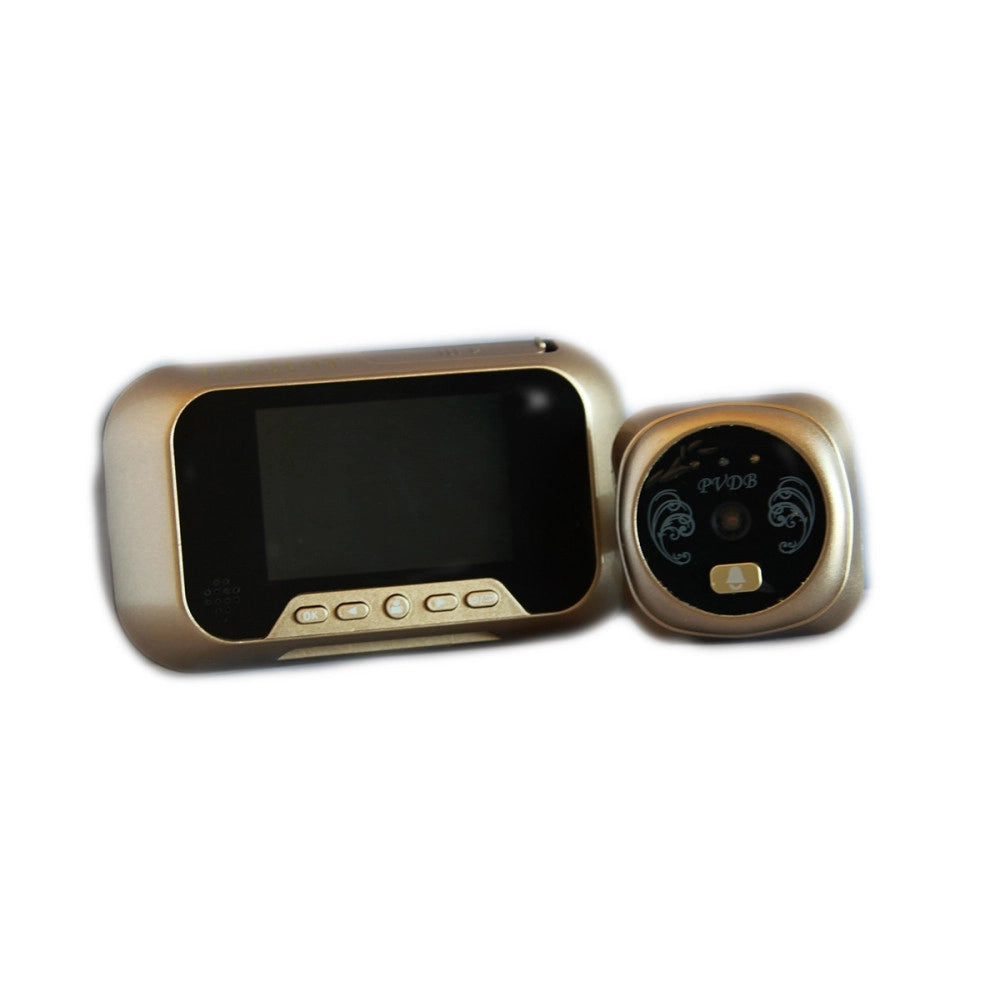 Trade Shop - Spioncino Elettronico Per Porta Con Display Lcd Tf Card Telecamera Campanello -