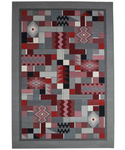 Tappeto passatoia ROYAL GAMMA 2064 GRIGIO cm.100x150 arredo salotto disegno moderno geometrico arredo casa