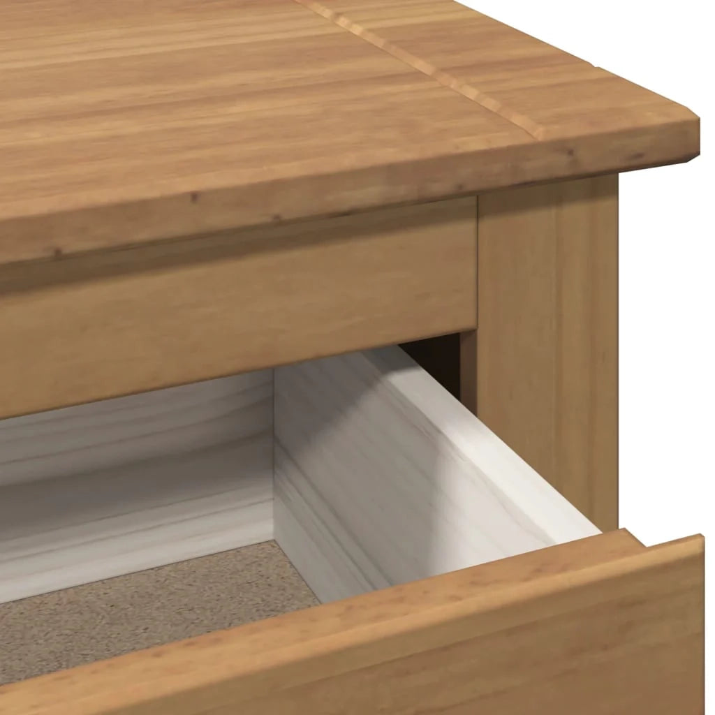 Scarpiera mobiletto portascarpe mobile per ingresso/corridoio/soggiorno Panama 80 x 35 x 105 cm legno di pino massiccio marrone 02_0022037