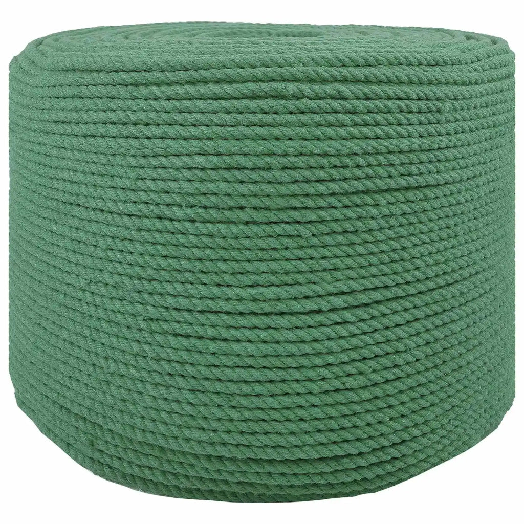 Spago di Cotone 10 pz 2 mm 100 m Verde 100% Cotone 42011941