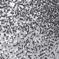 Copri base albero tessuto pieghevole argento double face esagonale cm Ø68xh25