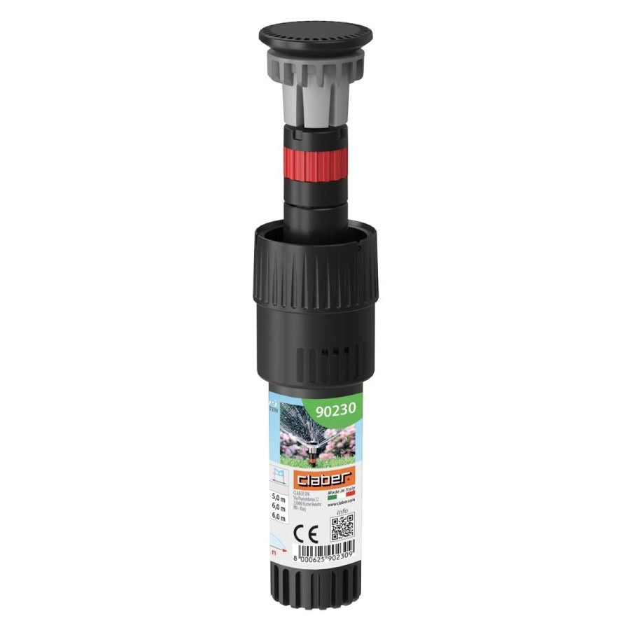 MICROIRRIGATORE A SCOMPARSA PER GIARDINO 90 GRADI FILETTO 1/2 POLLICE CLABER