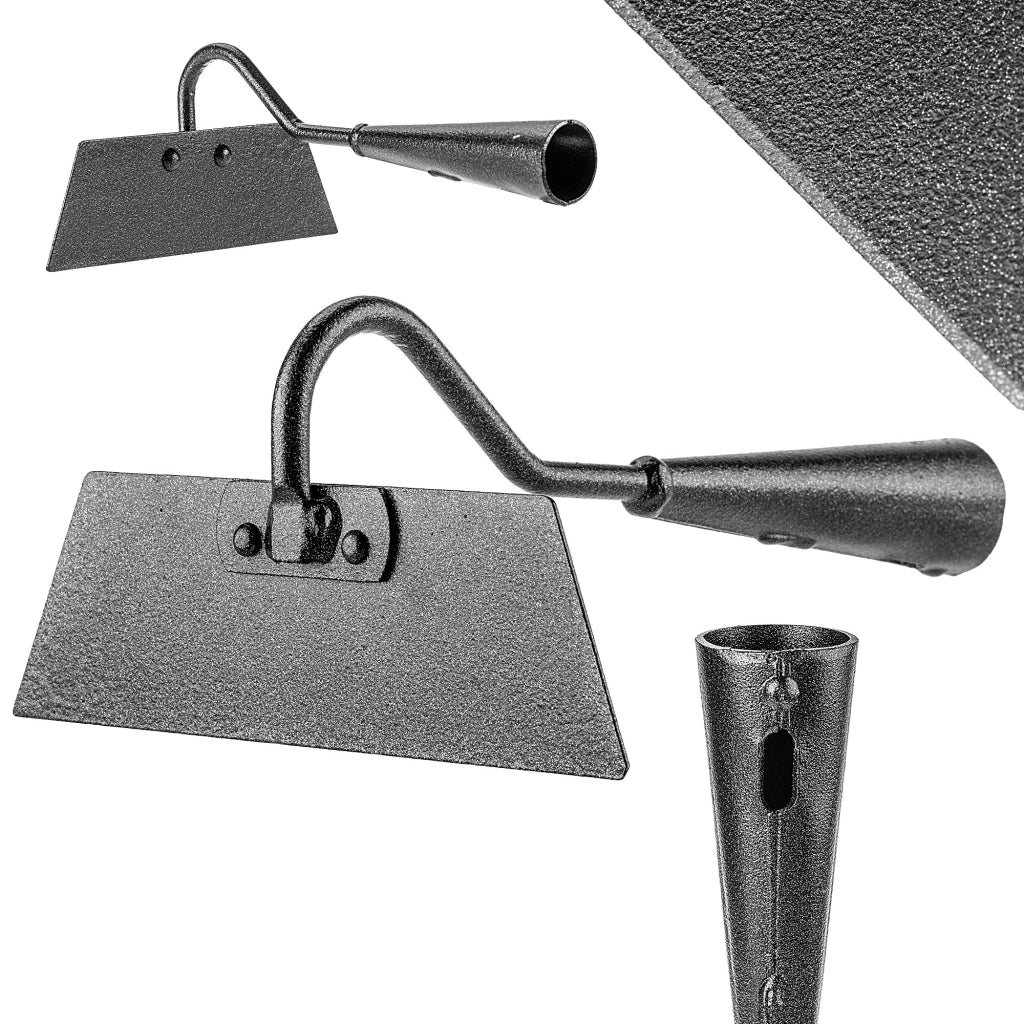 Zappa da giardino KADAX con gancio, senza manico, 16 cm, in acciaio, per scavare