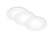 Apparecchio da incasso LED 8,6 cm 3x3W 350lm bianco