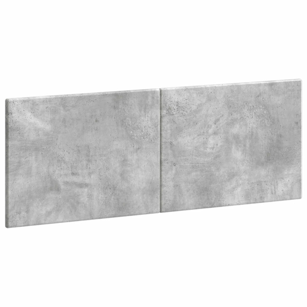 Testiera da Muro BREDA Grigio Cemento Legno ingegnerizzato 897618