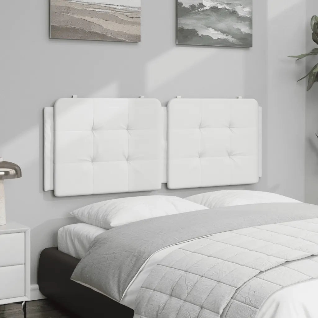 Cuscino Testiera Zadar Bianco 120 cm in Similpelle CFW9332550