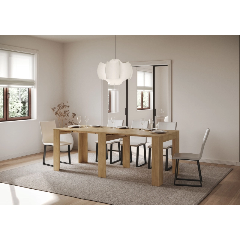 Consolle allungabile 90x25/181 cm Slick - Quercia Natura