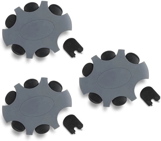 18 pezzi di filtri ceruminosi adatti per Minifit - adatti per apparecchi audiologici Oticon, Bernafon e Auditio - filtri - apparecchi acustici - 3 x disco con 6 strumenti e 6 filtri - nero