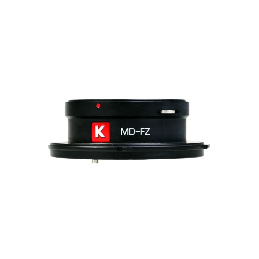Kipon Adattatore per obiettivo per Minolta MD a Sony FZ con attacco a baionetta, con regolazione manuale di apertura e messa a fuoco, pratico accessorio per fotocamera