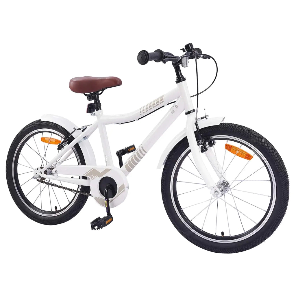 Bicicletta per Bambini 24 Pollici per 8-12 anni bianco